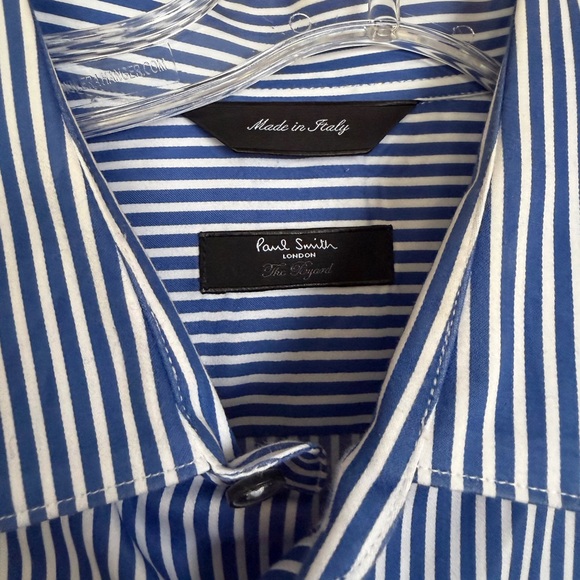 Paul Smith Navy and White Striped Shirt - Picture 2 of 5